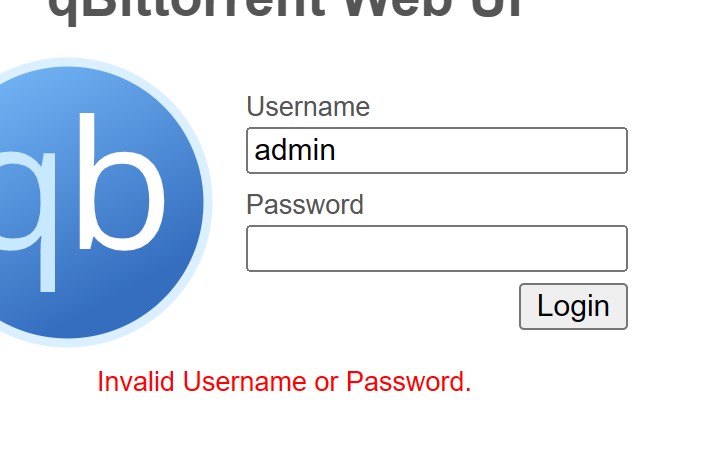 docker安装qBittorrent账号密码报错踩坑记-一把锤子